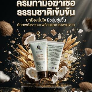 โลชั่นทามือกลิ่นธรรมชาติจากน้ำมันมะพร้าว ผิวนุ่มหอม